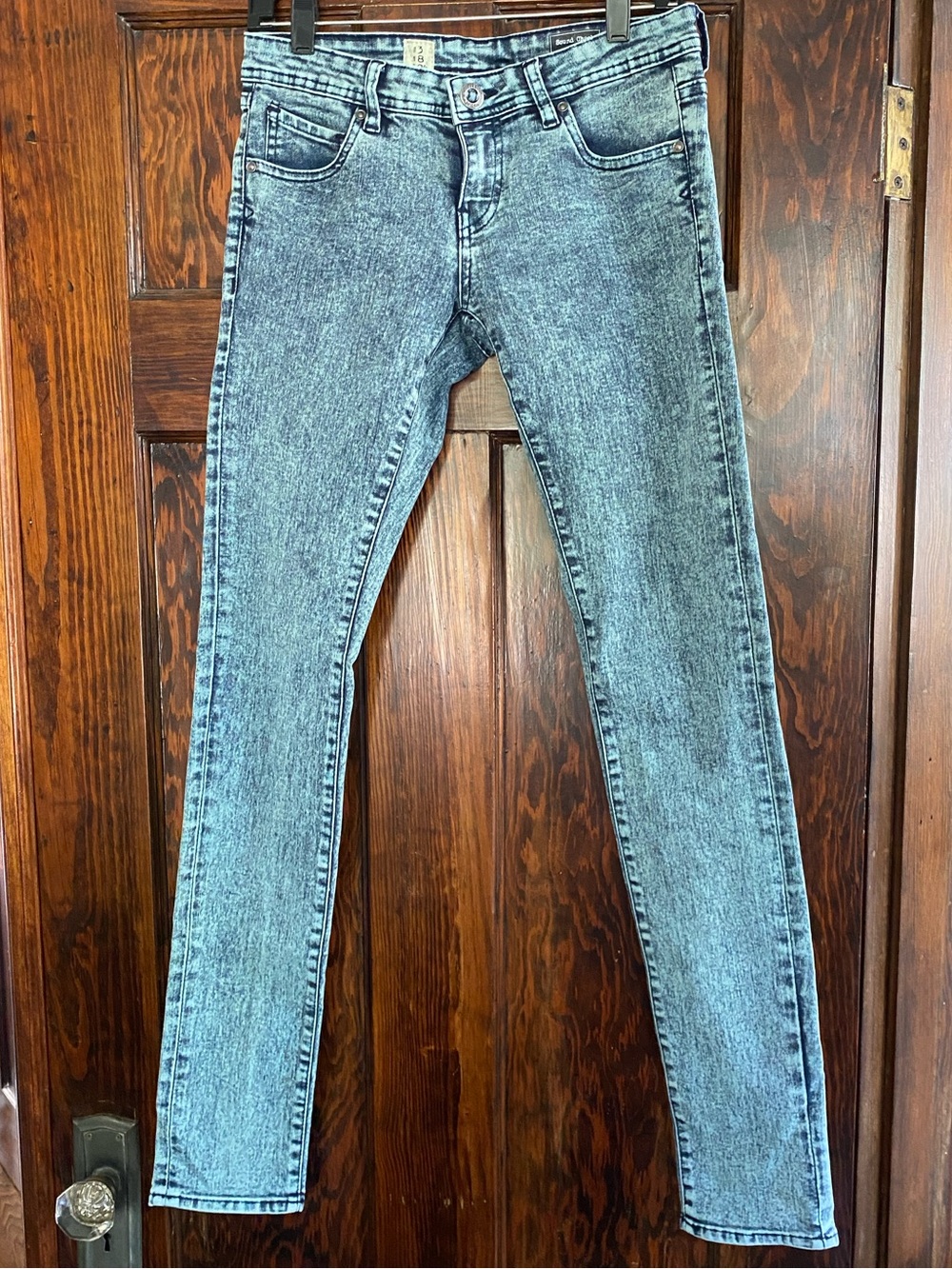 Volcom green Acid Wash Super Skinny Jeans